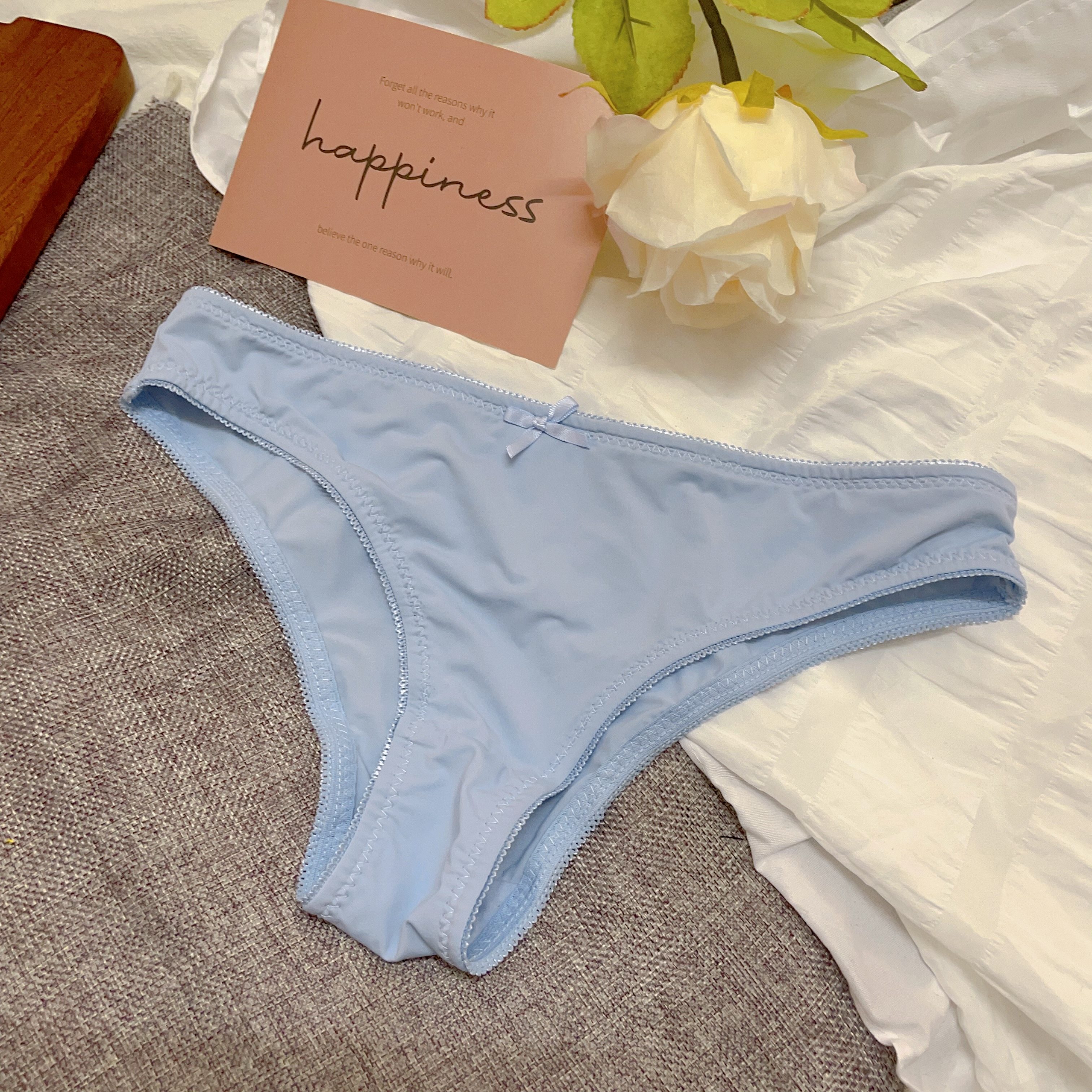 80-160斤不卡大腿内裤纯色半臀女简约低腰三角裤透气冰丝提臀薄,淘宝优惠券,粉丝福利购,淘宝优惠卷