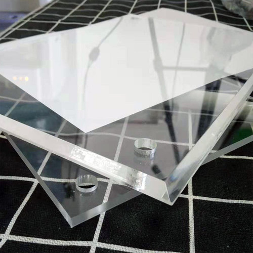 亚克力透明展板广告牌有机玻璃双层夹板展示架制度定制挂墙海报框 - 图2