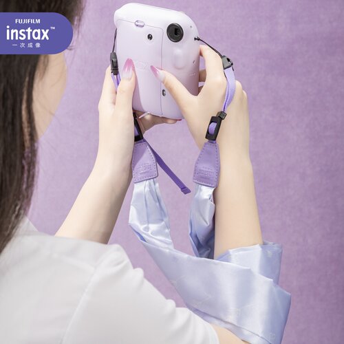 富士instax 童话夜系列 薰衣草紫-相机肩带 新品 - 图1