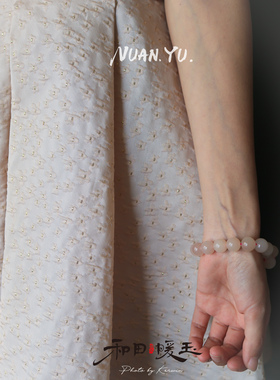 暖玉和田素圈手串和田玉浓冰猫眼