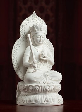 速发 陶瓷虚空藏菩摆奉命佛属虎属牛佛像客厅供本摆设萨件