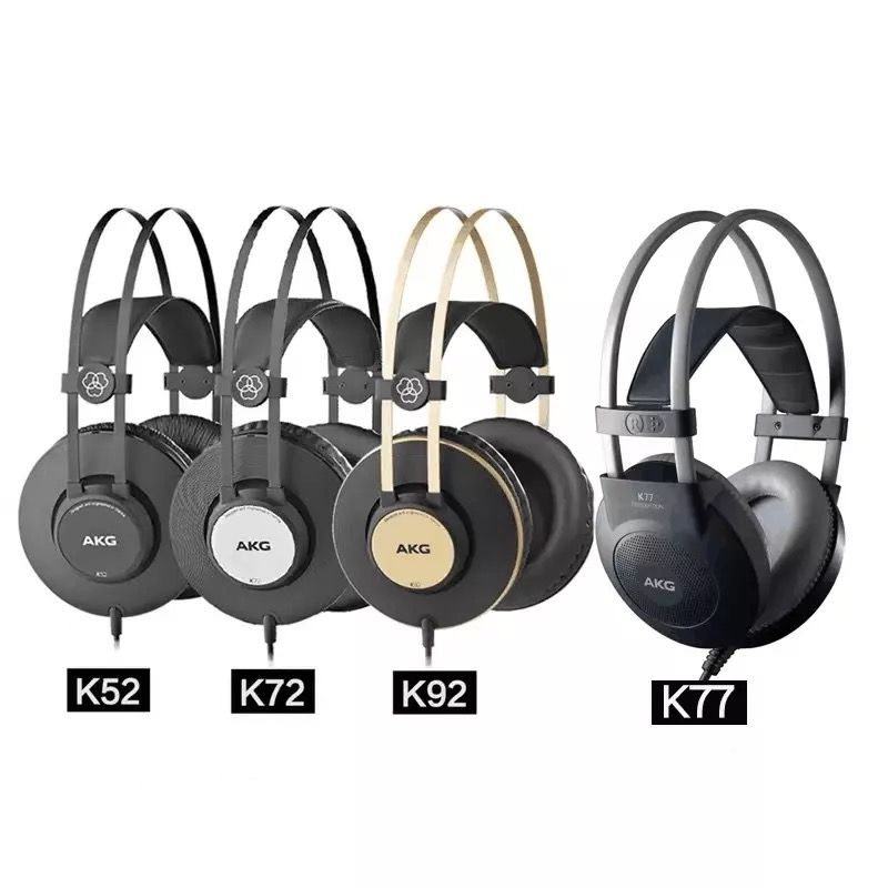 AKG/爱科技 K52 K52/K72/K92头戴式专业录音监听手机电脑通用音乐 - 图1