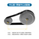 S5M72 tooth double-sided flat synchronization wheel
