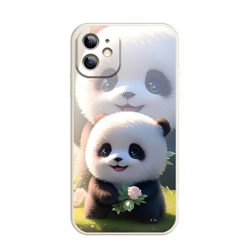panda大熊猫和花手机壳适用vivox300x200x100X90sX80x70花花s50s30s20s19s18S17S16es15pro萌兰福宝周边飞云 - 图3