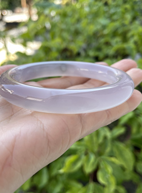 『青禾淑坊』天然玛瑙手镯  古典玉石圆镯 54MM