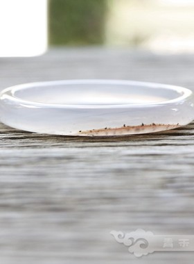 青禾淑坊天然玛瑙手镯玉石复古