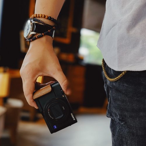 【King】原创索尼黑卡相机手柄 黑卡7 RX100全系通用 19新款手柄 - 图0