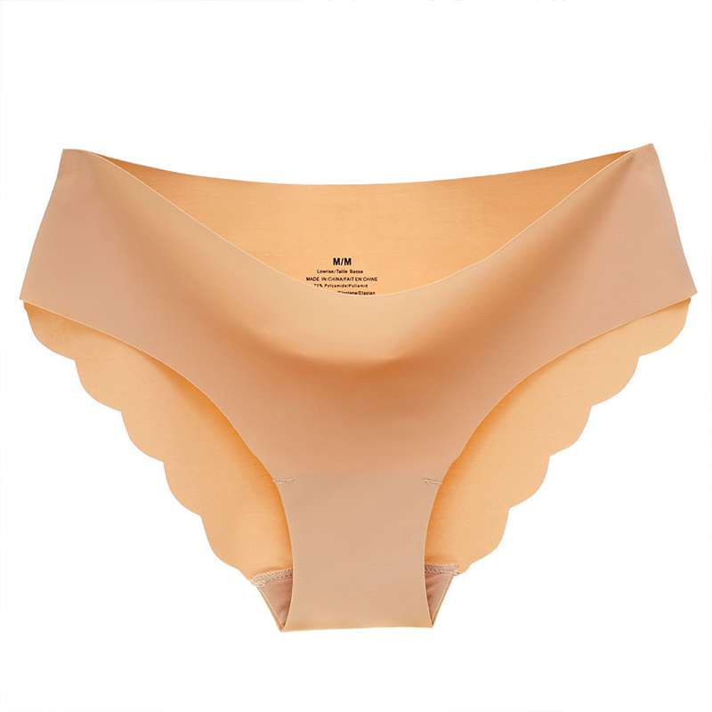 乳胶冰丝无痕内裤女 超薄 丝滑款莫代尔纯棉抗菌一片式大码裤低腰 - 图3