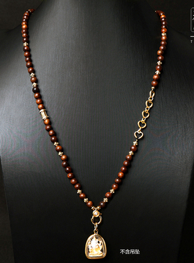 国潮复古新中式唐卡檀木