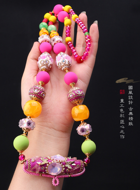 多巴胺彩色多宝重工佛牌链男女