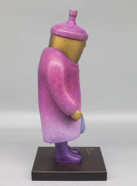 21造艺术|刘国义签名限量雕塑99版摆件礼物 太空天使-冰冰