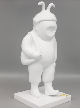 21造艺术|刘国义签名限量雕塑499版摆件礼物 太空天使-虫虫