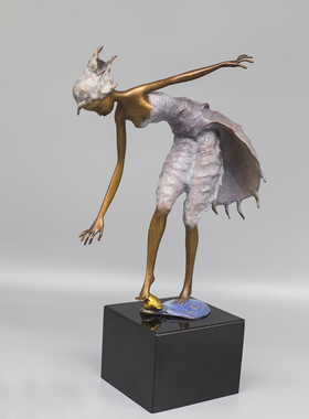 21造艺术|吴文才签名限量雕塑99版摆件礼物 沙暖