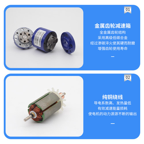 ASLONG PG36-555行星齿轮减速马达智能家居马达 直流行星减速电机 - 图0
