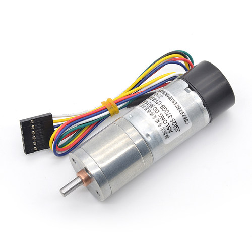 ASLONG JGA25-370GB直流减速电机带编码器微型减速电机低速有刷 - 图3