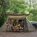 Дорожная двухэтажная портативная складная ветрозащитная палатка для кемпинга