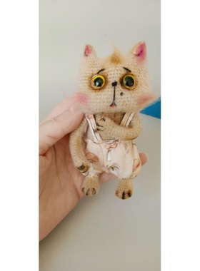 小猫宝宝 俄罗斯手工玩偶