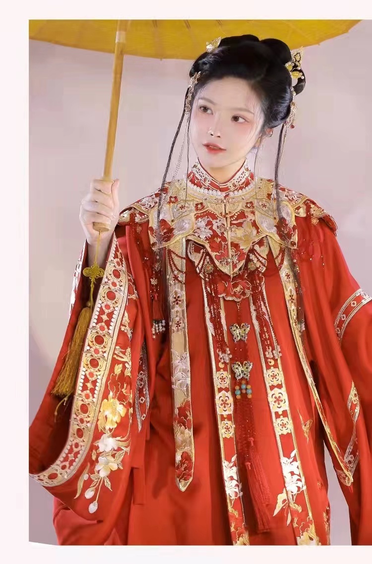 出租繁花有期翙羽霓凰祈愿少女金玉良缘婚服汉婚礼婚敬酒服-图0