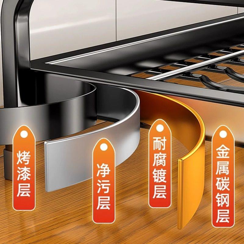 8090QSG碗碟沥水架碗架收纳架厨房置物架多功能碗筷柜家用收纳盒,淘宝优惠券,粉丝福利购,淘宝优惠卷