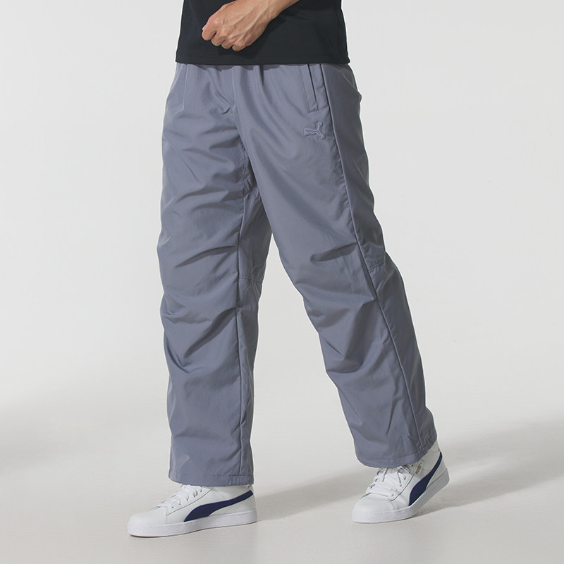彪马男裤官方正品CASUAL灰色加绒直筒长裤2026春季款运动裤休闲裤,淘宝优惠券,粉丝福利购,淘宝优惠卷