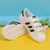 Giày thể thao trẻ em Adidas clover 2019 mới vỏ sò vàng tiêu chuẩn Velcro giày thể thao thông thường B26070 - Giày dép trẻ em / Giầy trẻ
