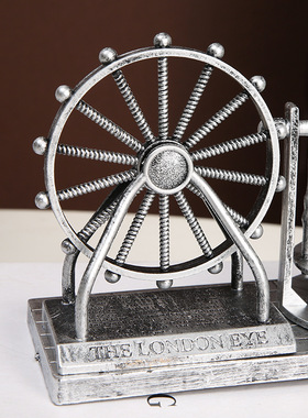 伦敦眼摩天轮沙漏创意学生礼物复古怀旧家居装饰摆件男女生日礼物