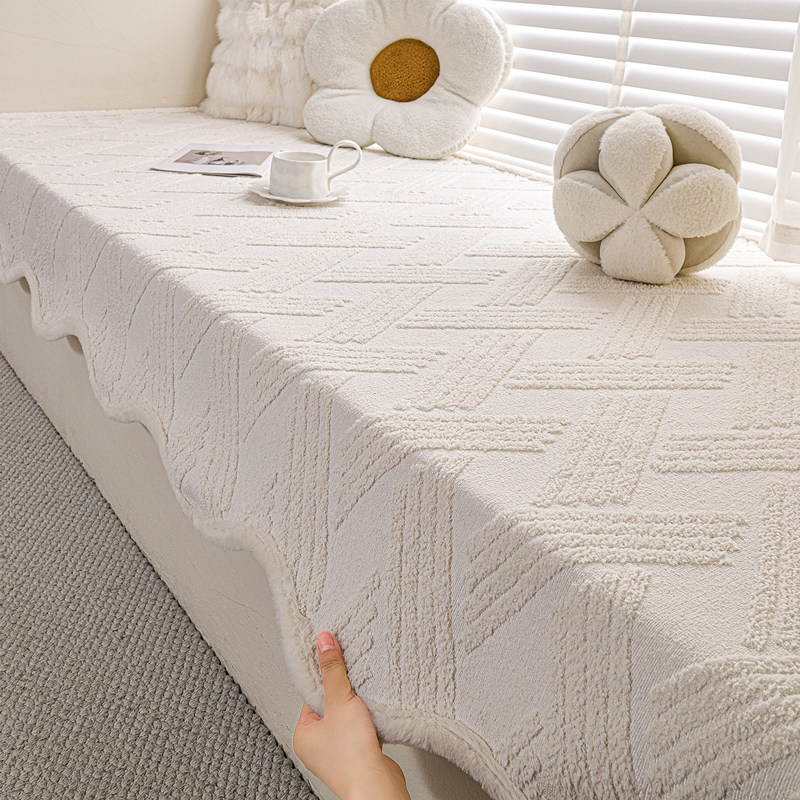 Cream style new all-season bay window mat