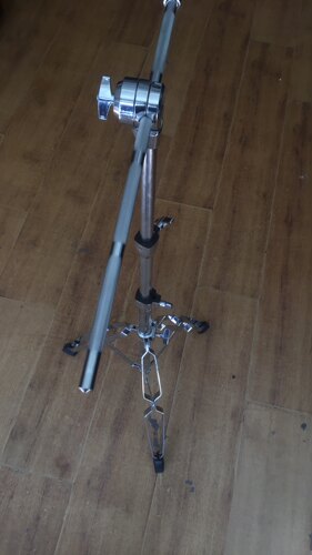 镲架架子鼓25管3节加厚镲架直斜两用架子加重半截架拓展水镲架子 - 图3