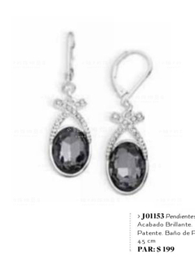 镀银灰色宝石通勤风礼服短项链