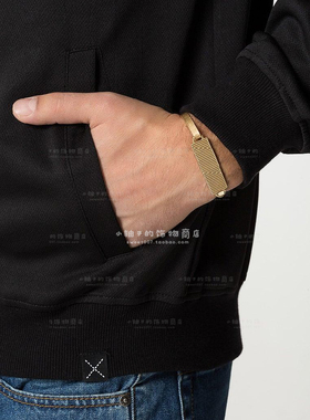 男士纯铜简洁风方块搭扣手镯