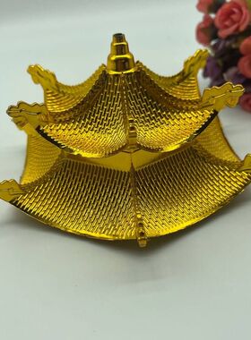 古风文昌羊角六角亭材料立体顶灯