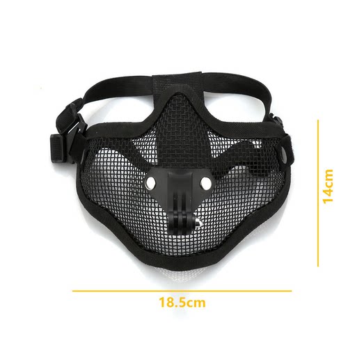 gopro大疆Action运动相机战术面罩支架 试车第一视角拍摄手机通用 - 图2