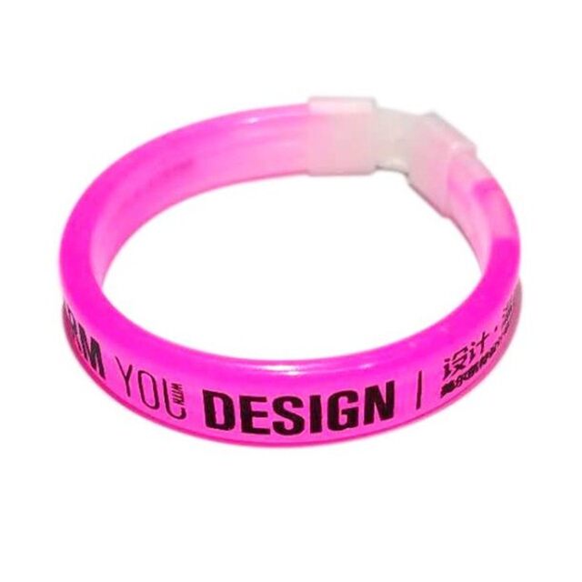 ສາຍແຂນ fluorescent custom LOGO bar party concert