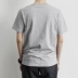 Mùa xuân và mùa hè mới Nhật Bản đa năng cotton chất liệu cotton rắn màu Áo thun thủy triều nam thanh niên giải trí văn học áo ngắn tay t - Áo phông ngắn Áo phông ngắn