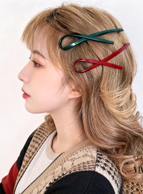 佩妮优雅细线条弹簧夹