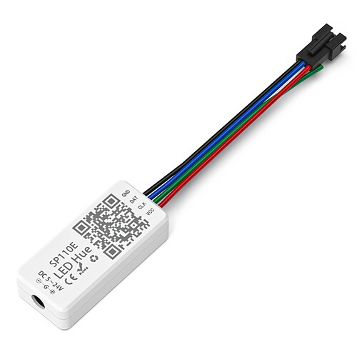 SP110E全彩LED灯带WS2811芯片16703IC幻彩手机蓝牙APP简易控制器 - 图3