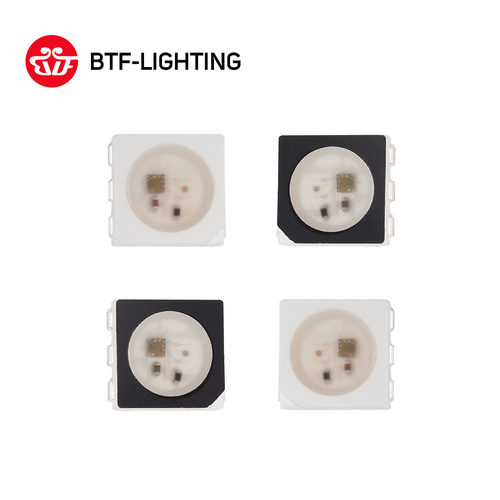 LED灯珠WS2812B金线RGB/RGBW贴片内置IC芯片SK6812灯带小屏元件 - 图0