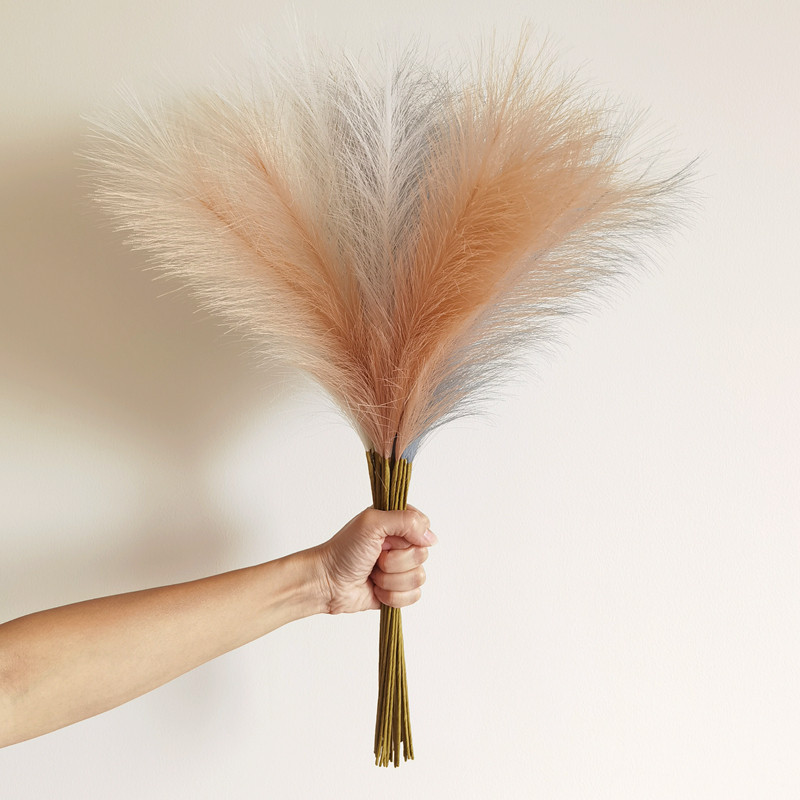 侘寂凤复古仿真花材尤加利叶芦苇草 家居摆件摆放插花 拍照装饰,淘宝优惠券,粉丝福利购,淘宝优惠卷