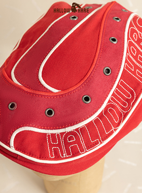 HallowHare结构流线撞色鸭舌帽