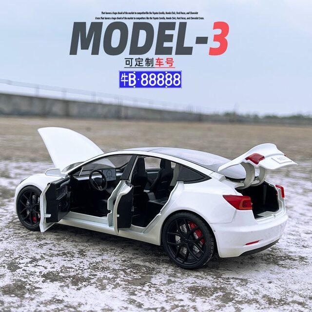 Tesla MODEL3/Y/S/X alloy car model