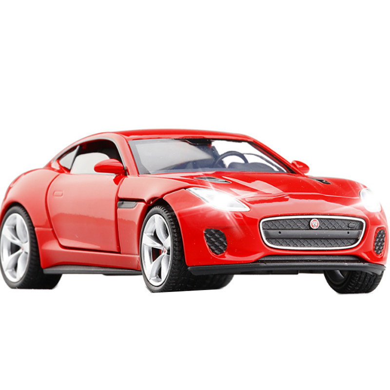 JKM1/32捷豹F-TYPE合金属汽车模型仿真跑车儿童玩具收藏礼物摆件,淘宝优惠券,粉丝福利购,淘宝优惠卷