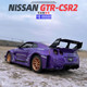 Alloy 124 Nissan GTR-CSR2 car model toy