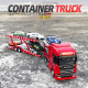 Double deck trailer high rail transport truck alloy toy