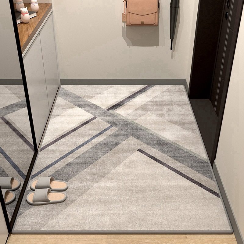 水晶绒地垫北欧风入户地垫玄关进门耐磨防滑脚垫家用门口可裁剪,淘宝优惠券,粉丝福利购,淘宝优惠卷