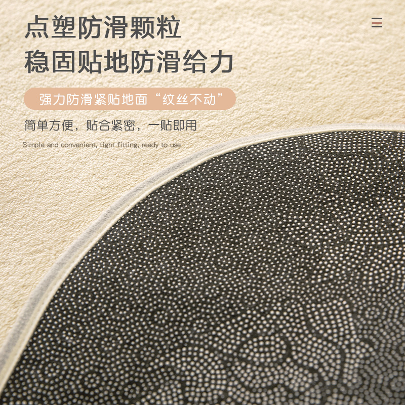 卡通卧室床边毯少女房间垫子客厅羊羔毛地毯毛绒地垫飘窗垫脚垫子 - 图2