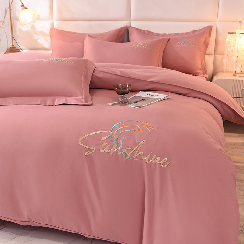 秋冬季床上四件套全棉纯棉2024新款轻奢加厚被套罩宿舍床单三件套,淘宝优惠券,粉丝福利购,淘宝优惠卷