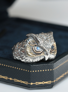 缪媞珠宝男女通用复古纯银镶嵌