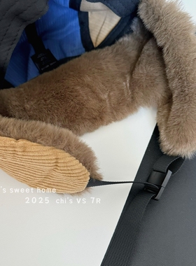 冬季复古高级感撞色平檐雷锋帽