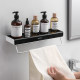 Bathroom punch-free storage rack multifunctional towel rack