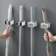 Mop hook hanger free of punching wall-mounted bathroom mop storage rack adhesive strong fixed buckle broom clip